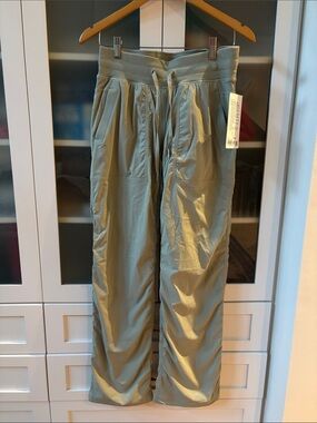 Lululemon Dance Studio MR Lined Pants Fog Green SZ 6 NWT💚 31.5”